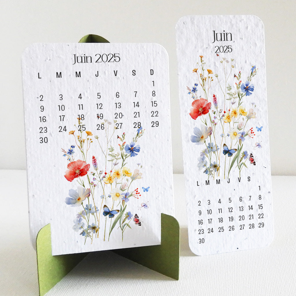 Calendrier à planter Bonne Fête Maman