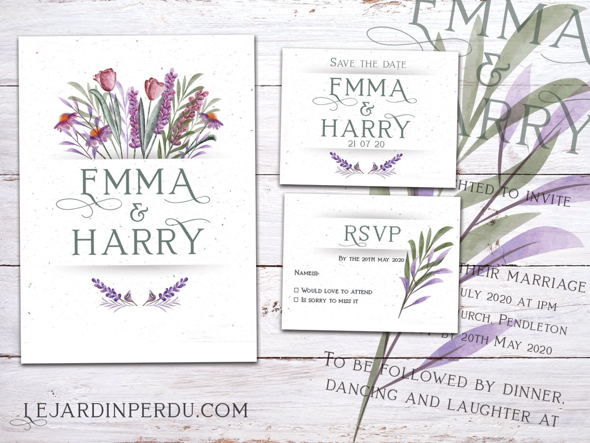 Provence Wedding Stationery