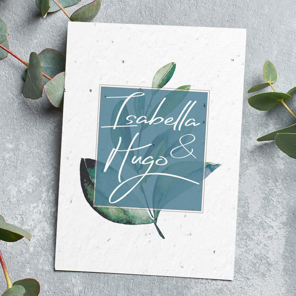 Faire part de mariage biodégradable