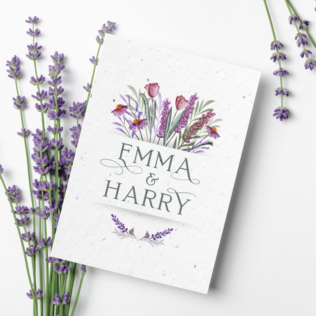 Faire part de mariage écoresponsable