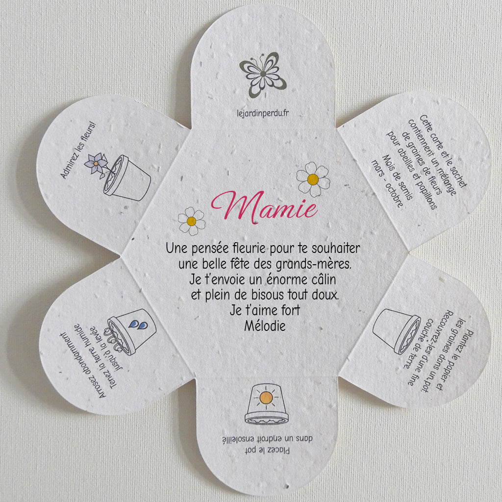 cadeau à planter bonne fête mamie