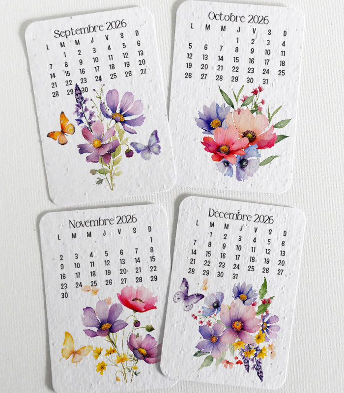 calendrier scolaire à planter 