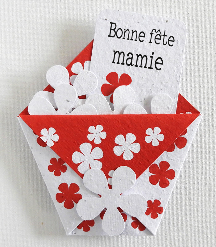 Carte à planter bonne fête mamie