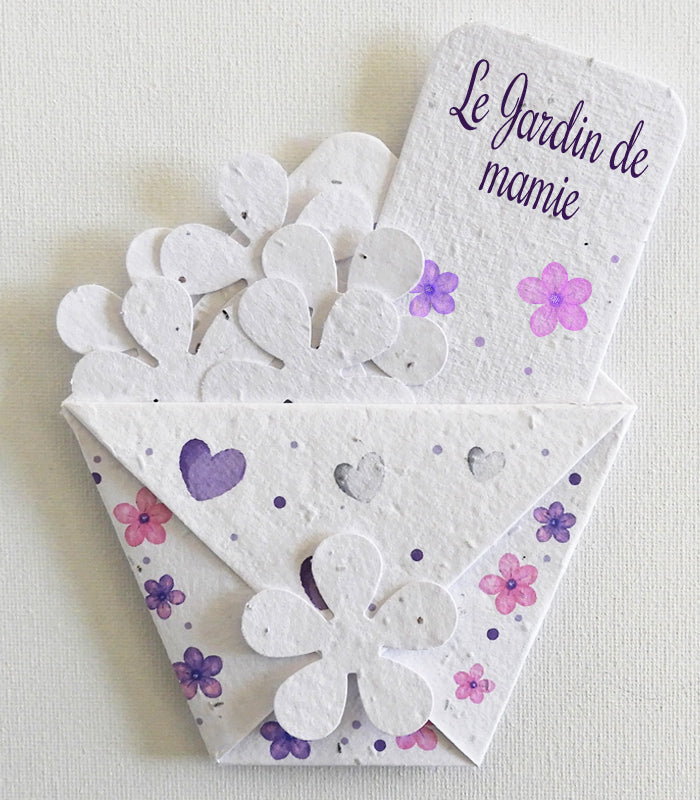 Carte à planter Fête des Grands-Mères papier ensemencé