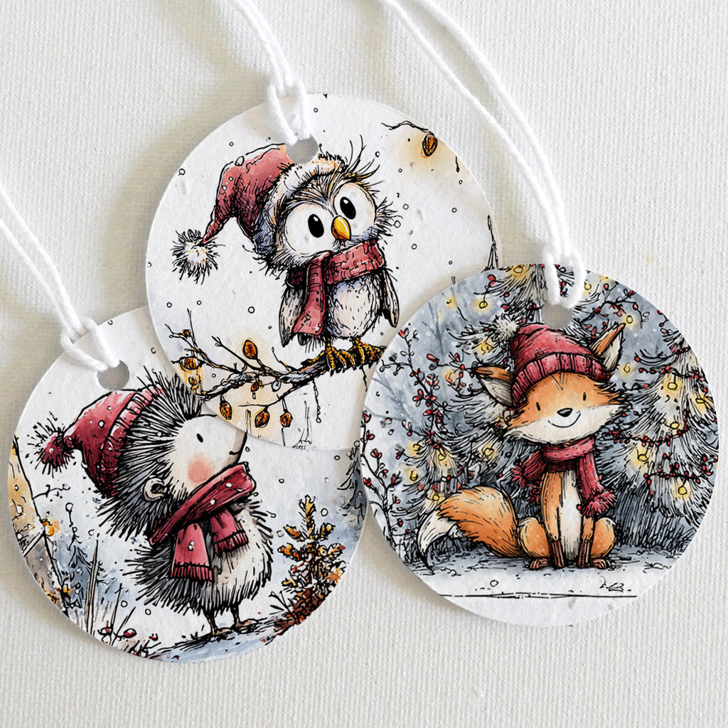 Étiquettes à planter Noël