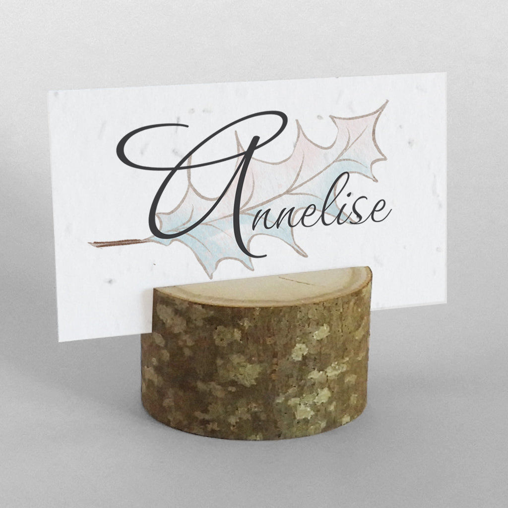 Marque place ensemencé mariage hiver