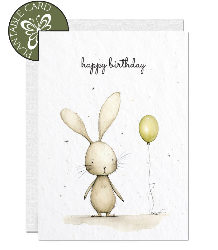 plantable seed paper birthday card