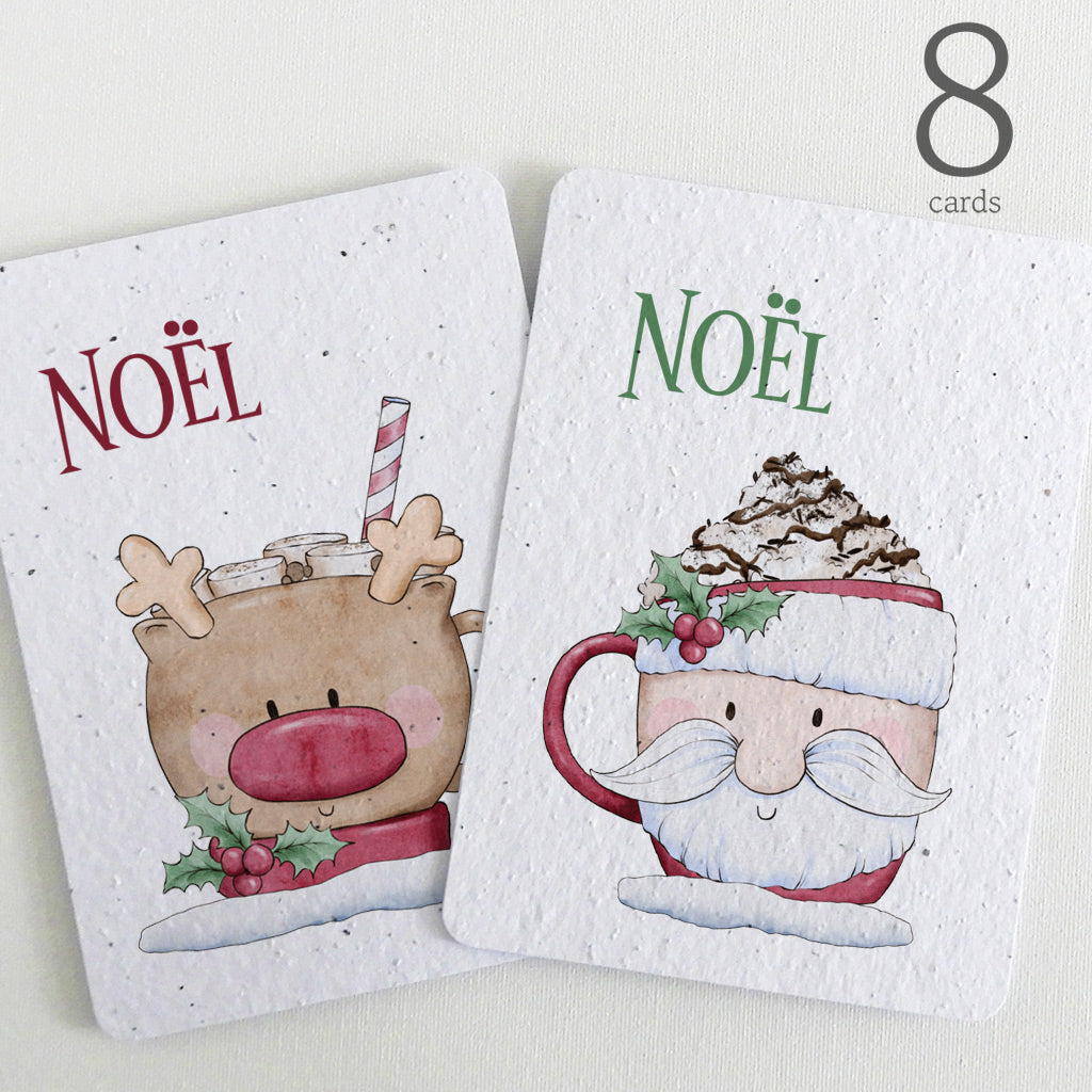 seed paper christmas cards