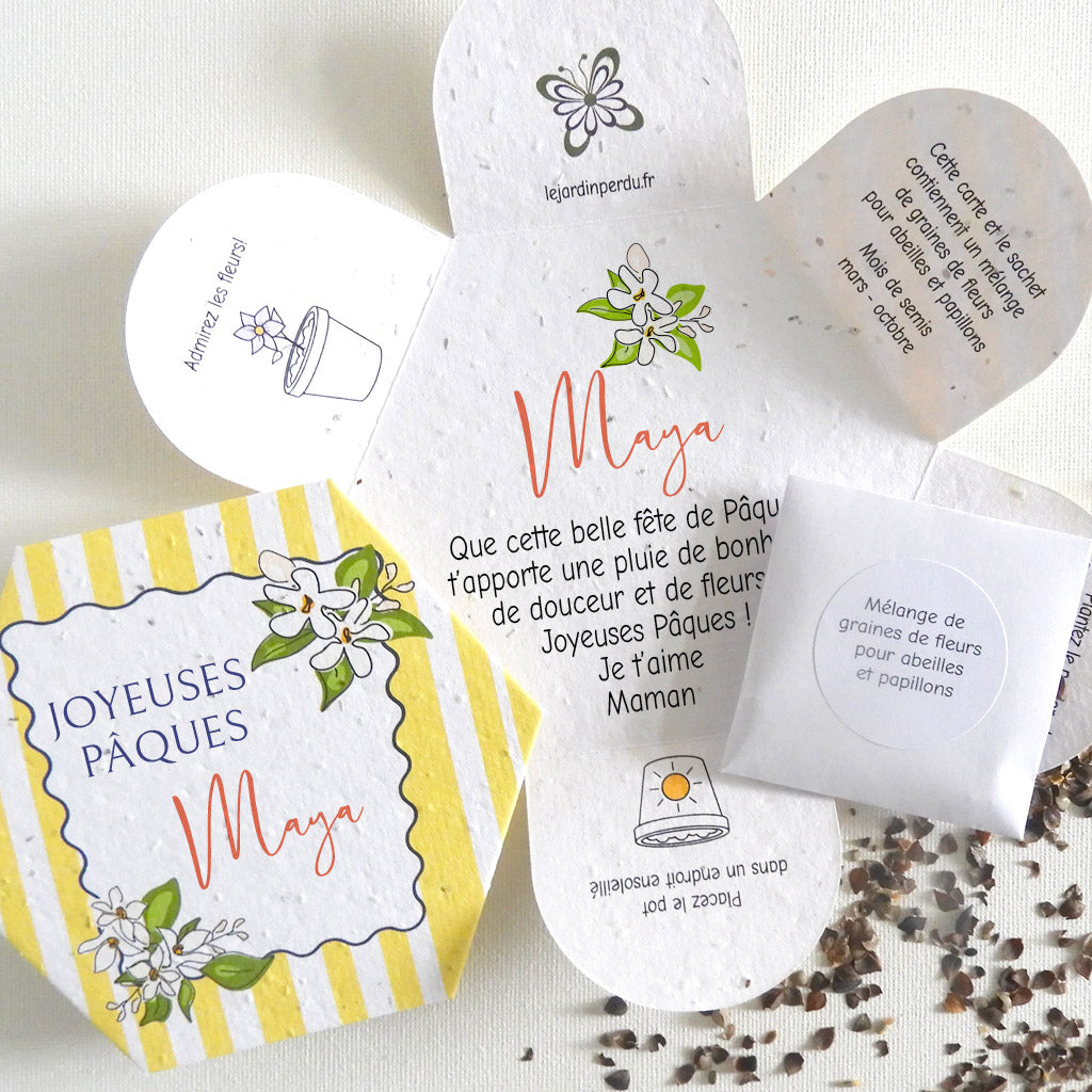 cadeau à semer Joyeuses Pâques