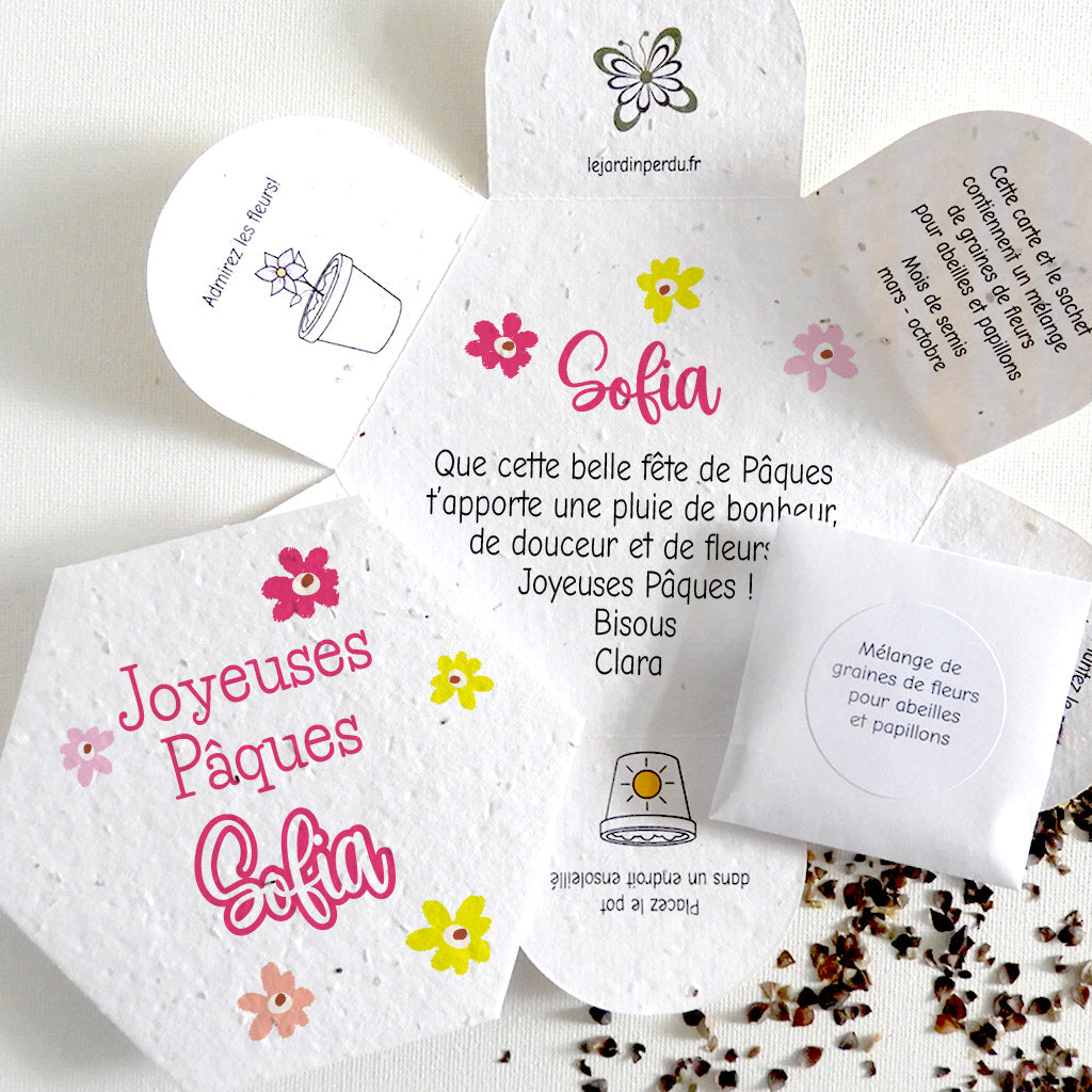 cadeau à semer Joyeuses Pâques