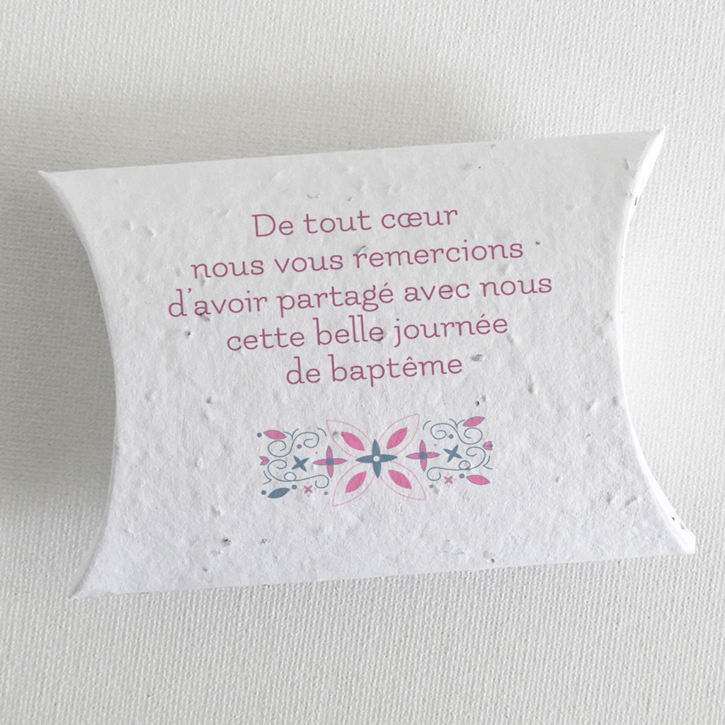 cadeau invité baptême écoresponsable