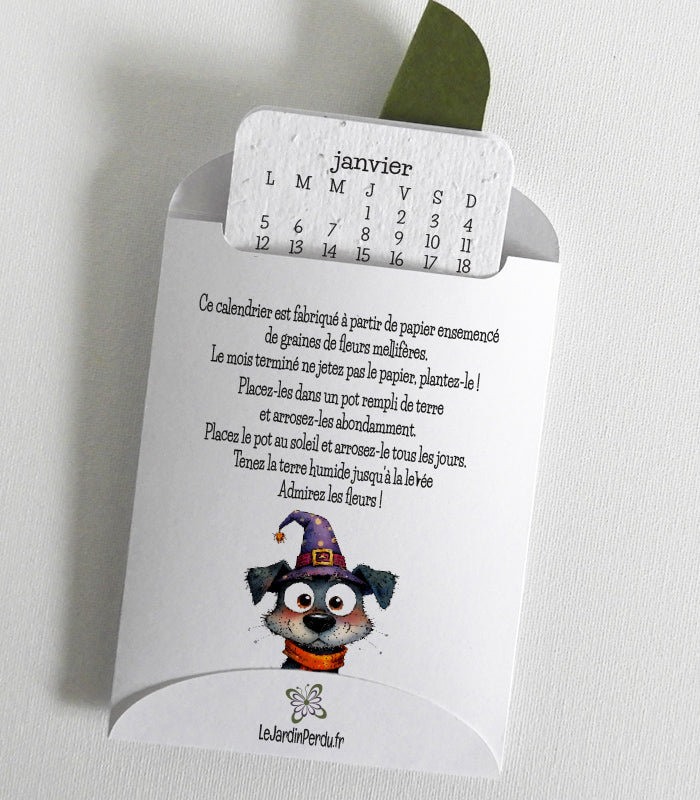 calendrier 2026 à planter