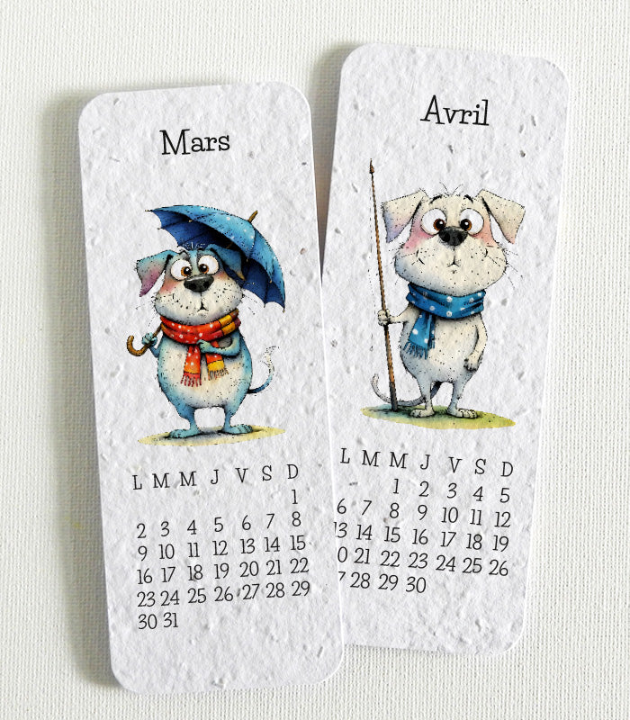 calendrier 2026 à planter