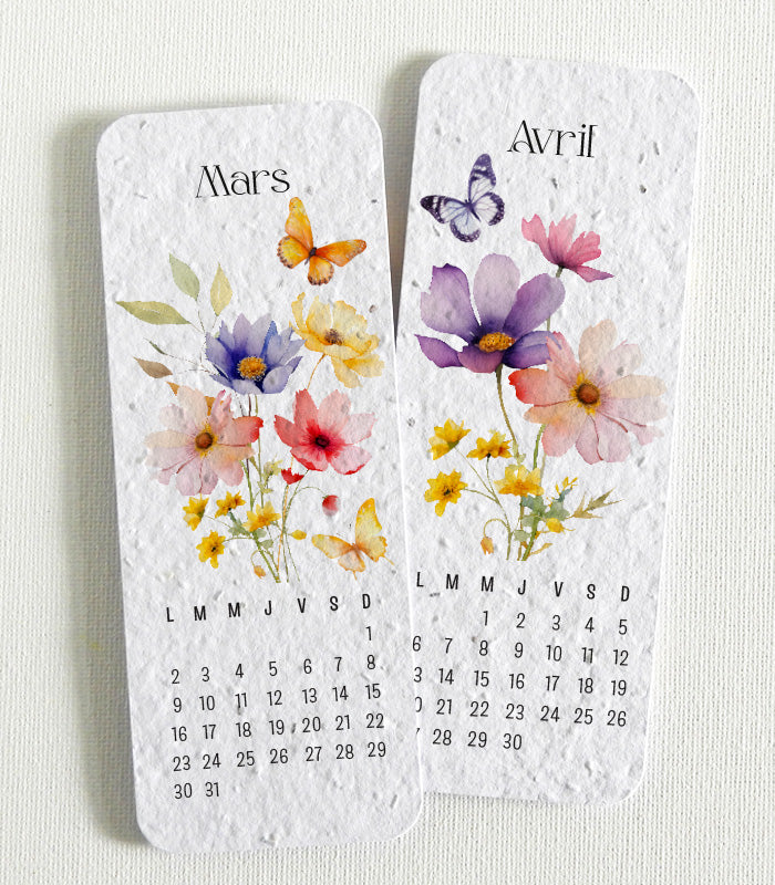 calendrier 2026 à planter