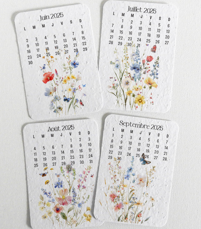Calendrier à planter Bonne Fête Maman