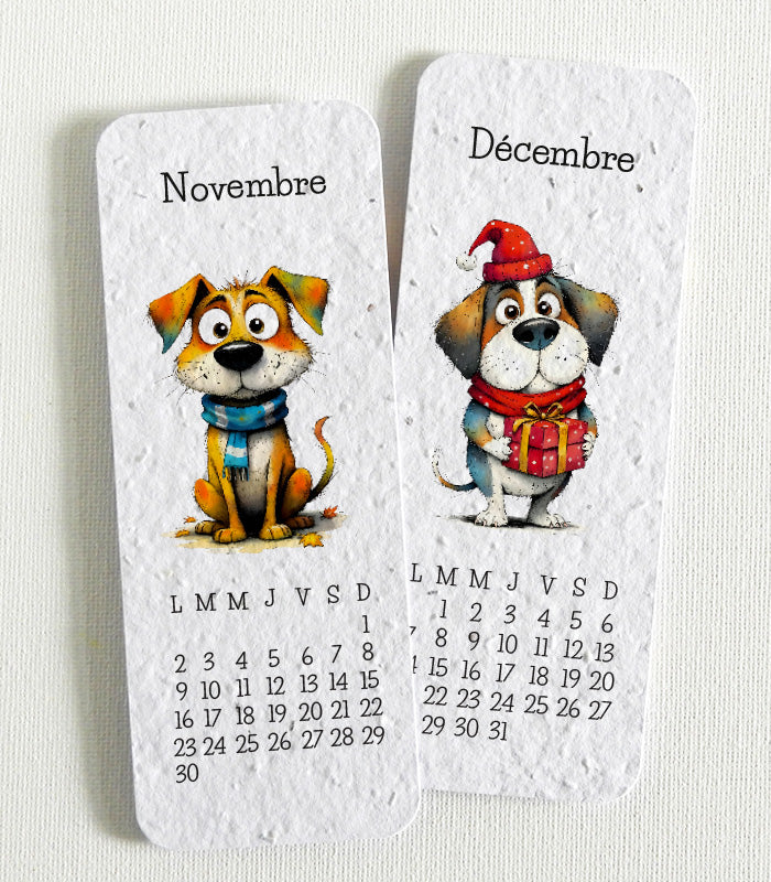 calendrier marque-pages à planter 2026