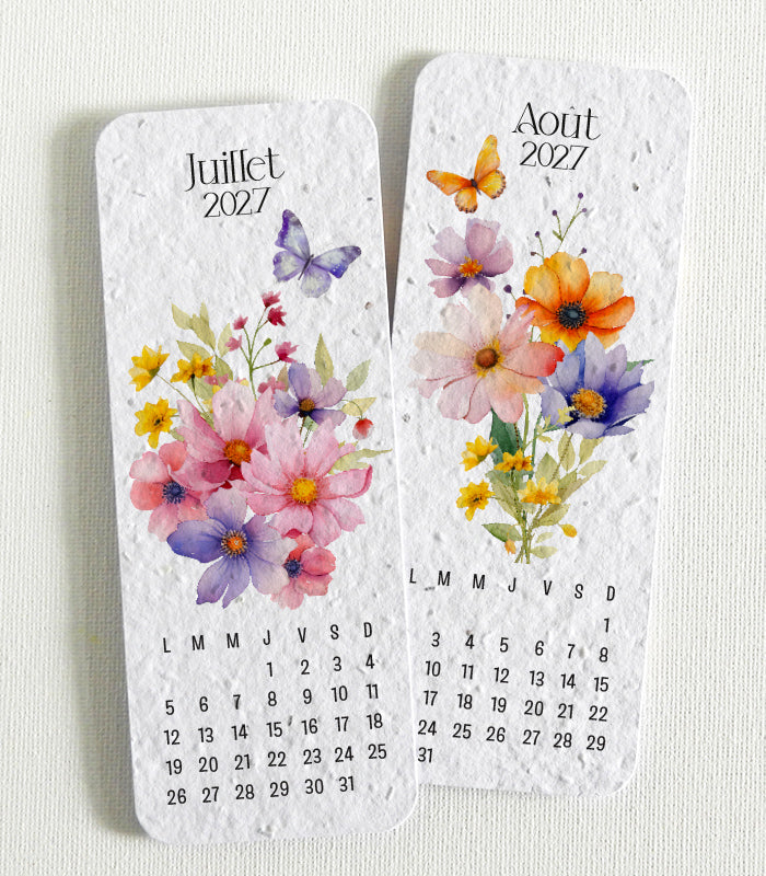 calendrier scolaire à planter 
