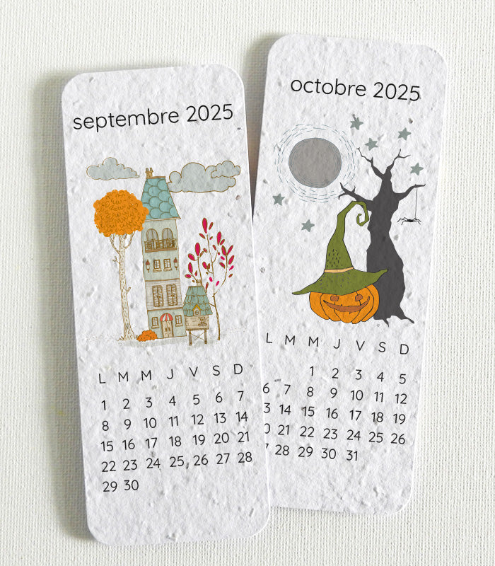 calendrier scolaire à planter 