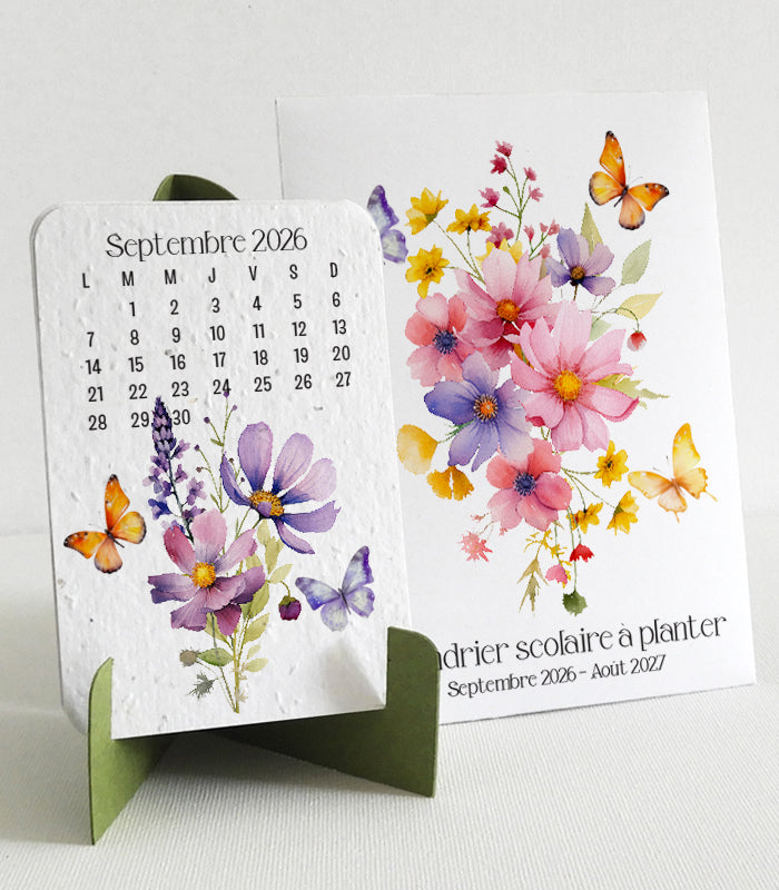 calendrier à planter année scolaire