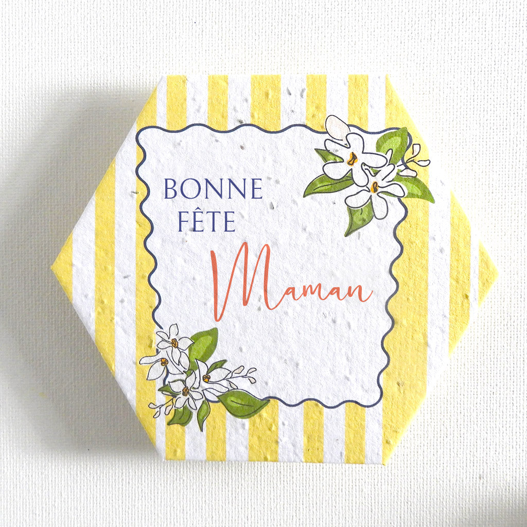 carte à planter bonne fête maman