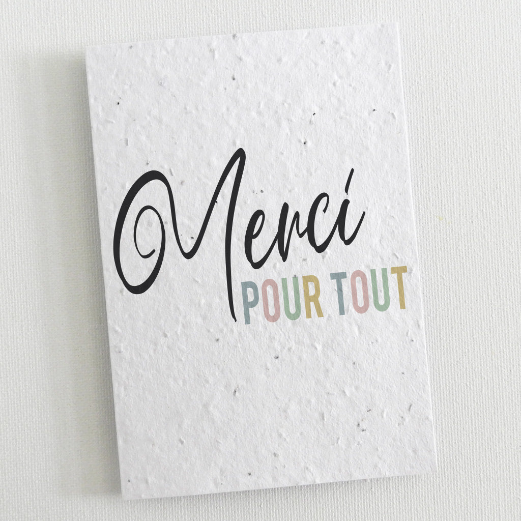 carte à planter merci