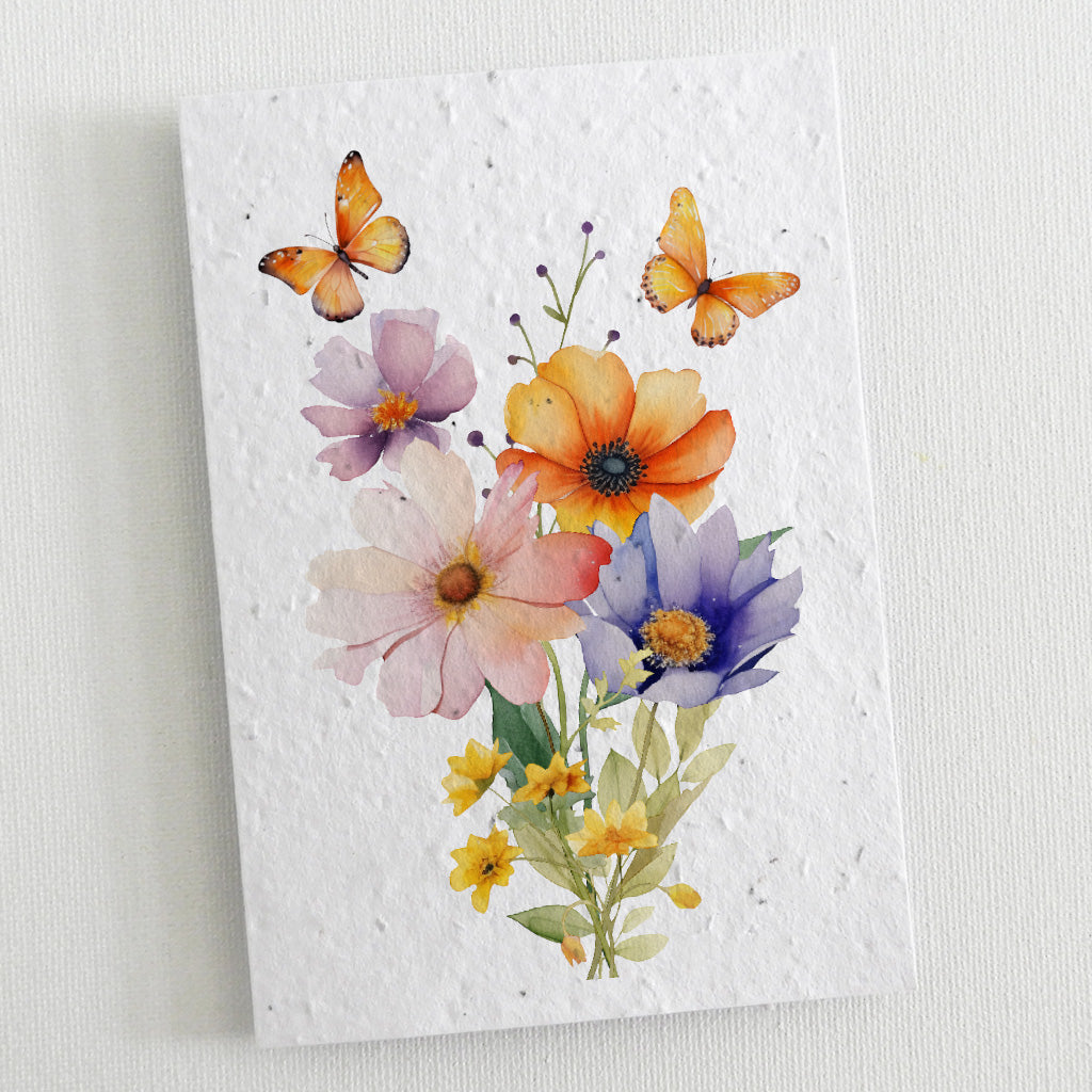 carte à planter papier ensemencé 