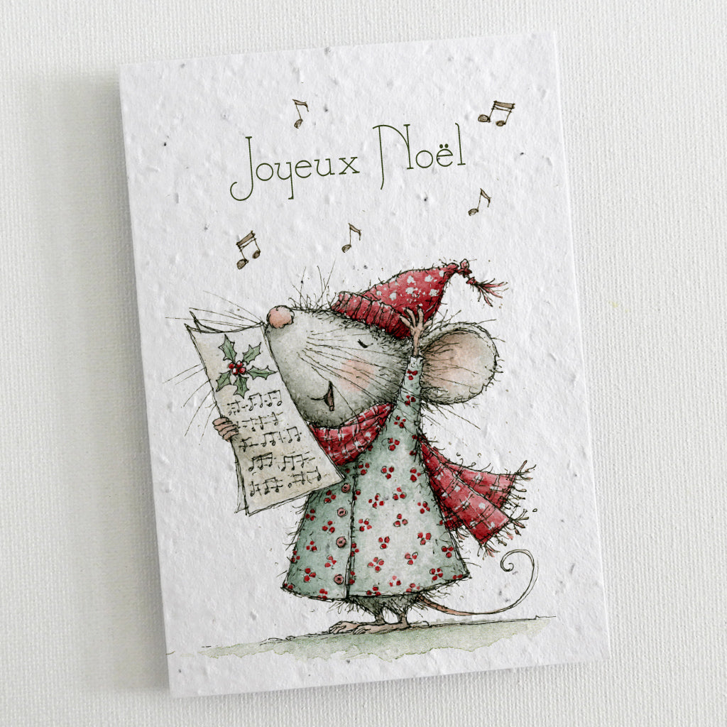Carte de Noël écoresponsable 