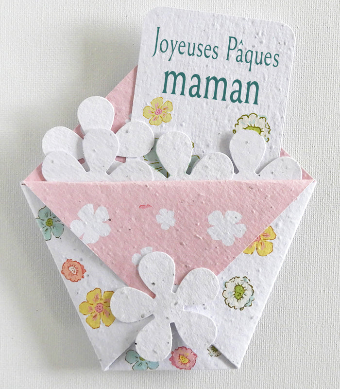 Plantable Flower Pocket - Spring Flowers
