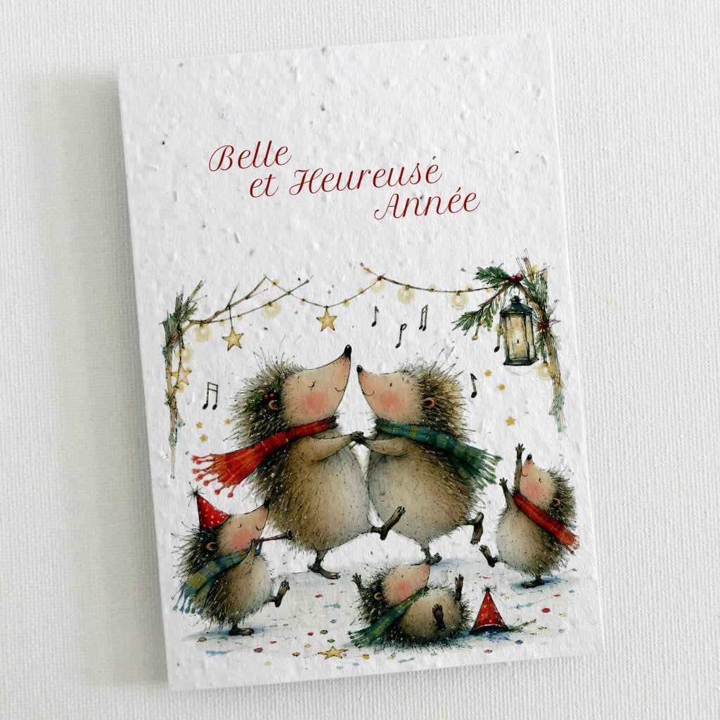 carte nouvel an écoresponsable