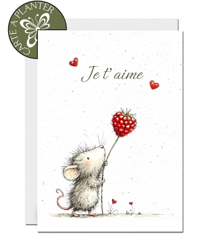 carte st valentin à planter