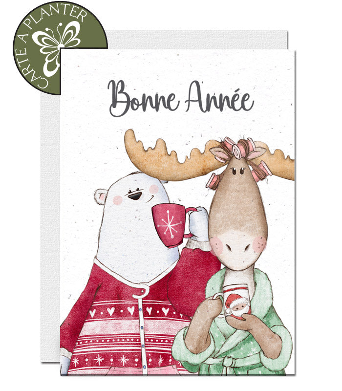 Carte à planter bonne année 