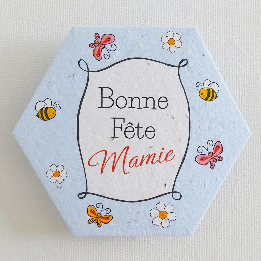 carte à planter bonne fête mamie