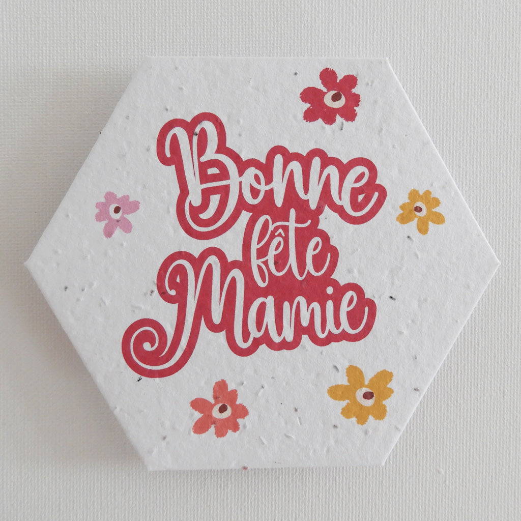 carte à planter bonne fête mamie