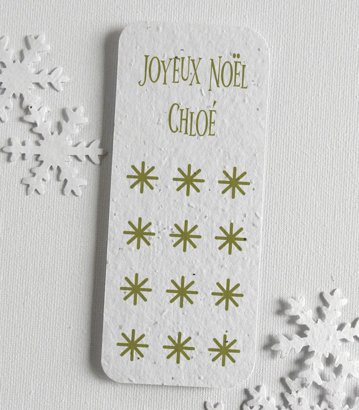 carte à planter noël 