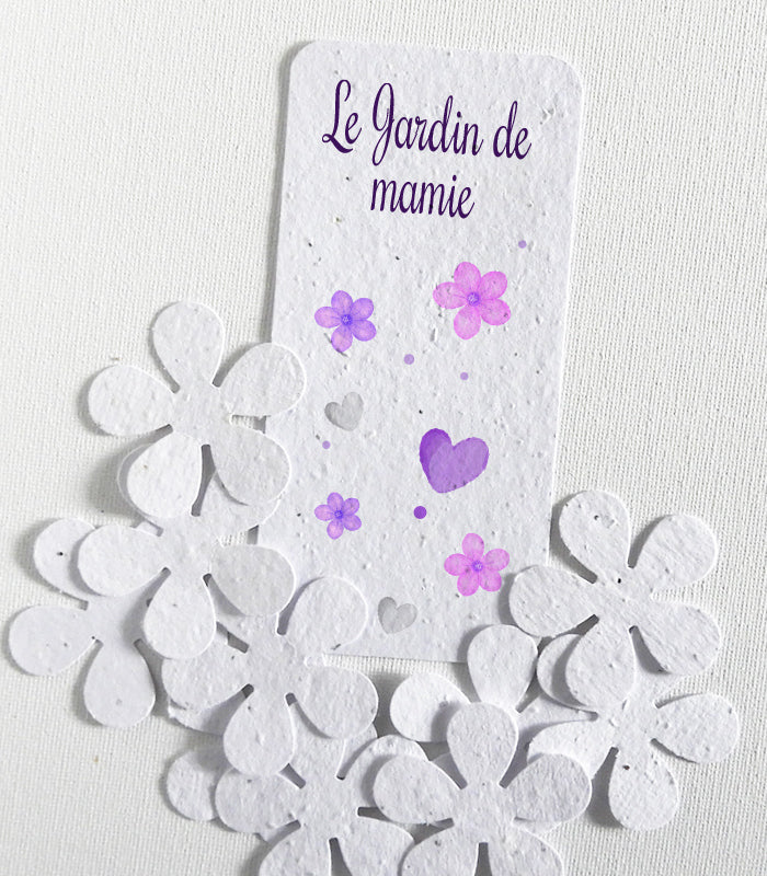 carte Bonne Fête Mamie écoresponsable papier ensemencé