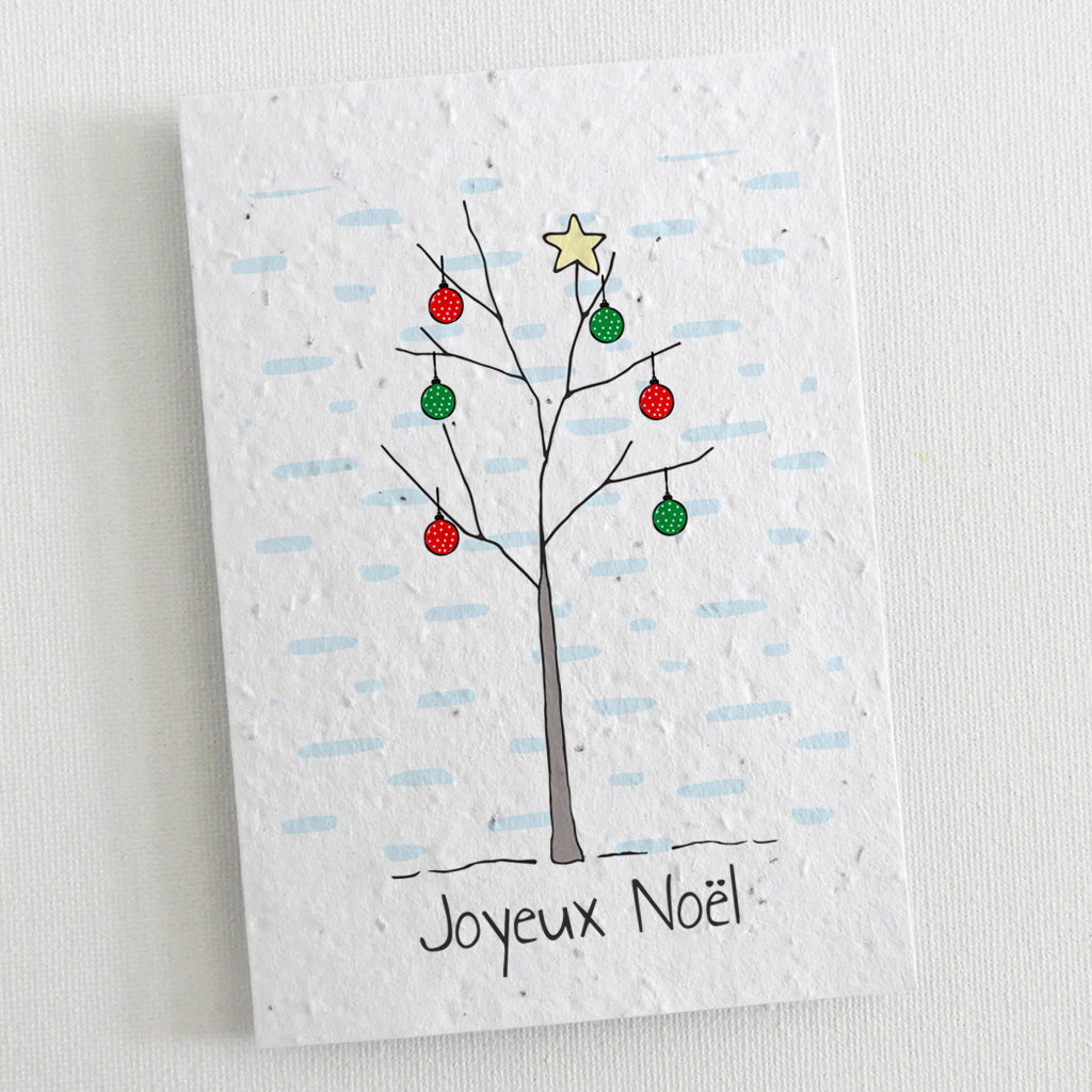 Carte de Noël ensemencée