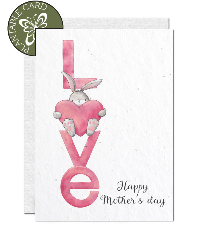 Plantable Mother&#39;s Day Card - Love