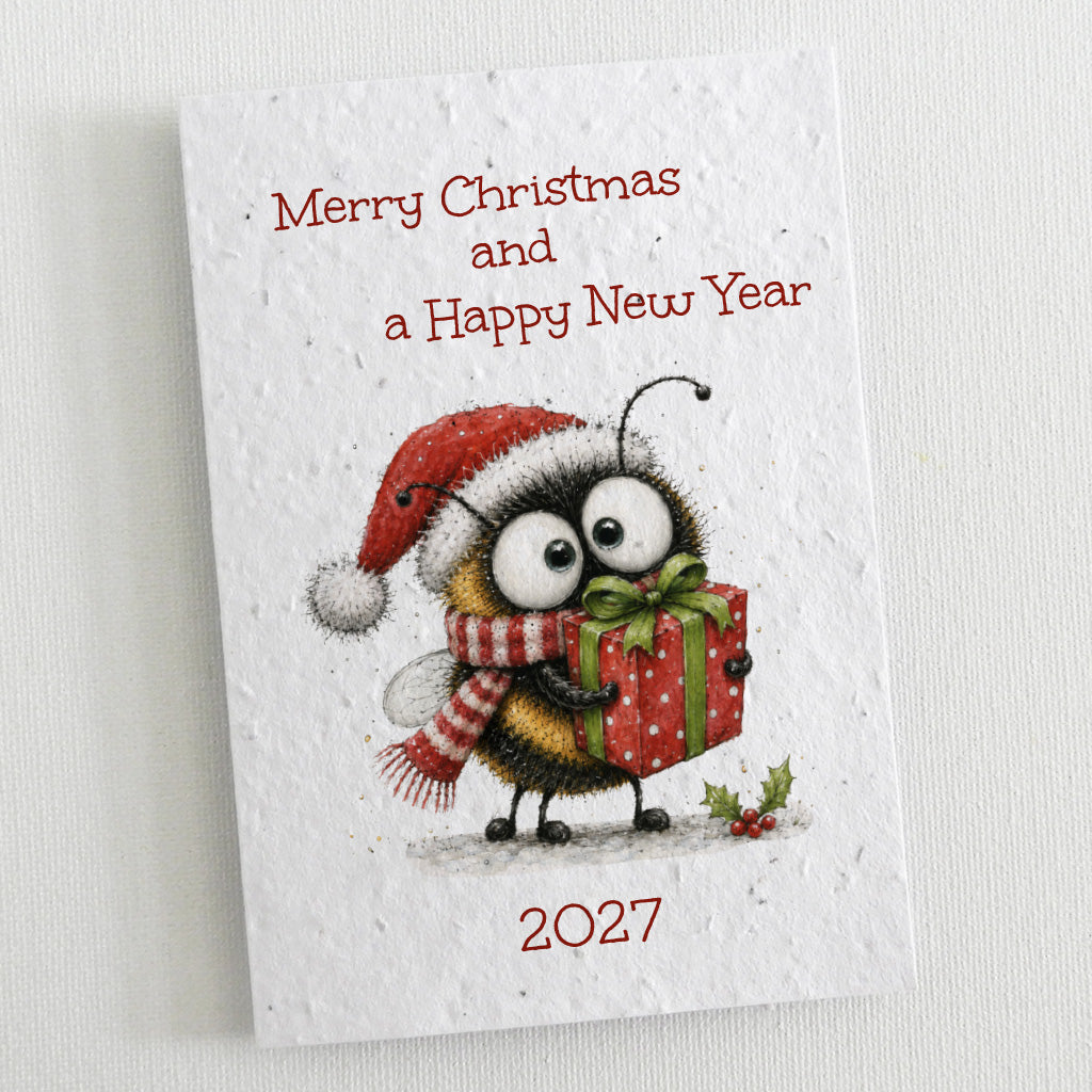 christmas card seed paper