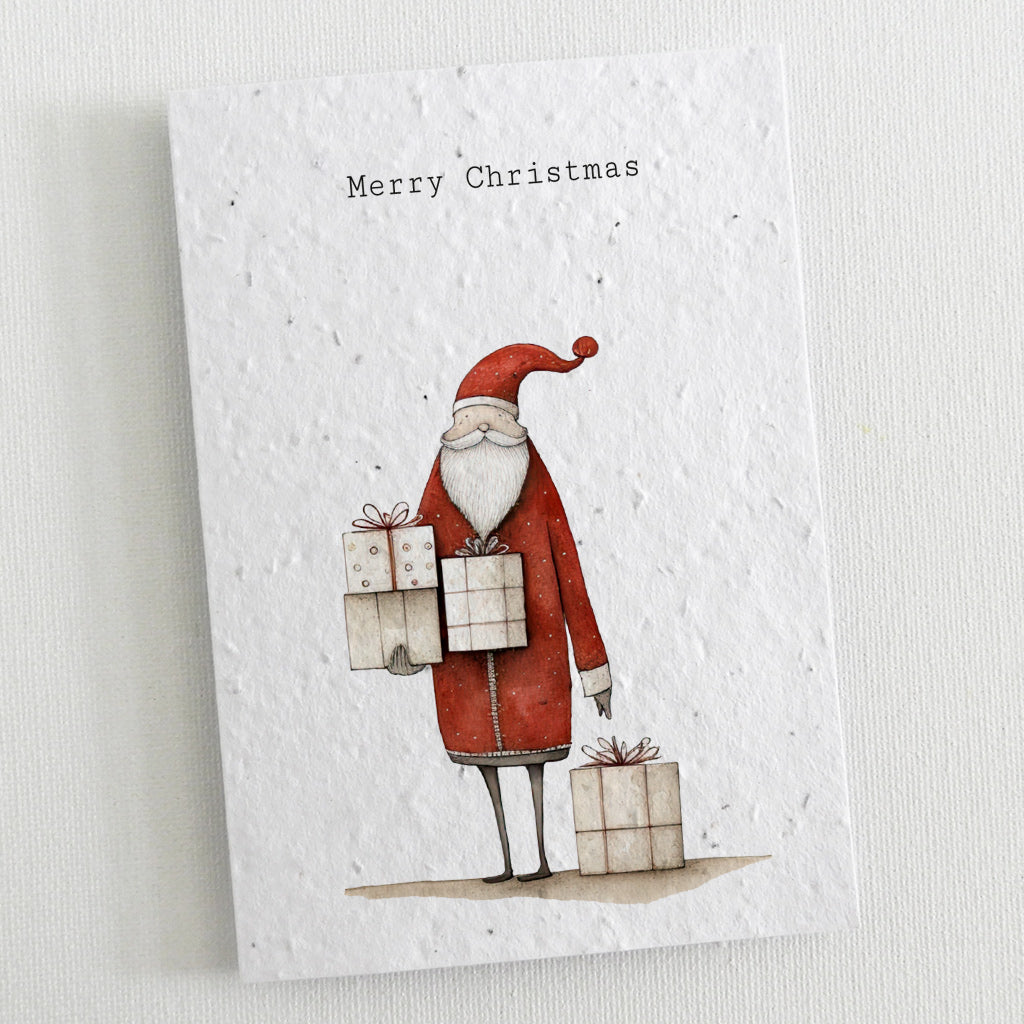 christmas card seed paper