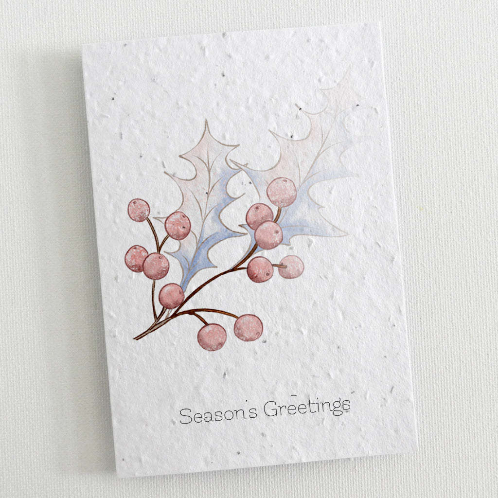 ecofriendly new year card