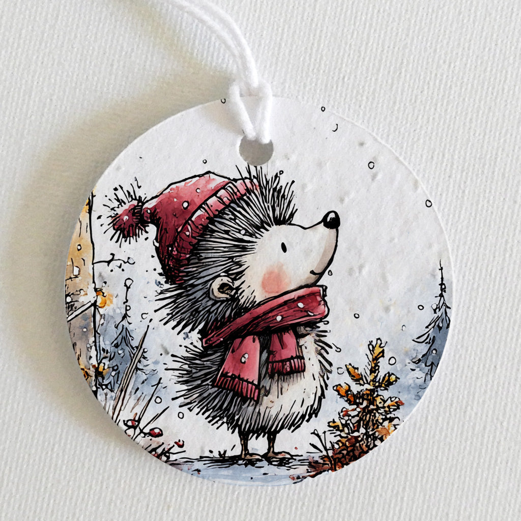 Étiquette de Noël à planter 
