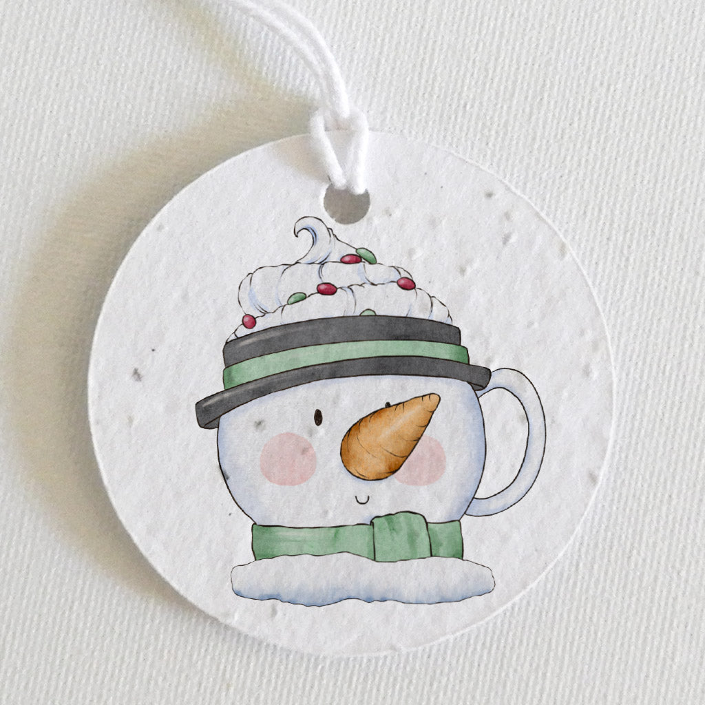 étiquette noël à planter