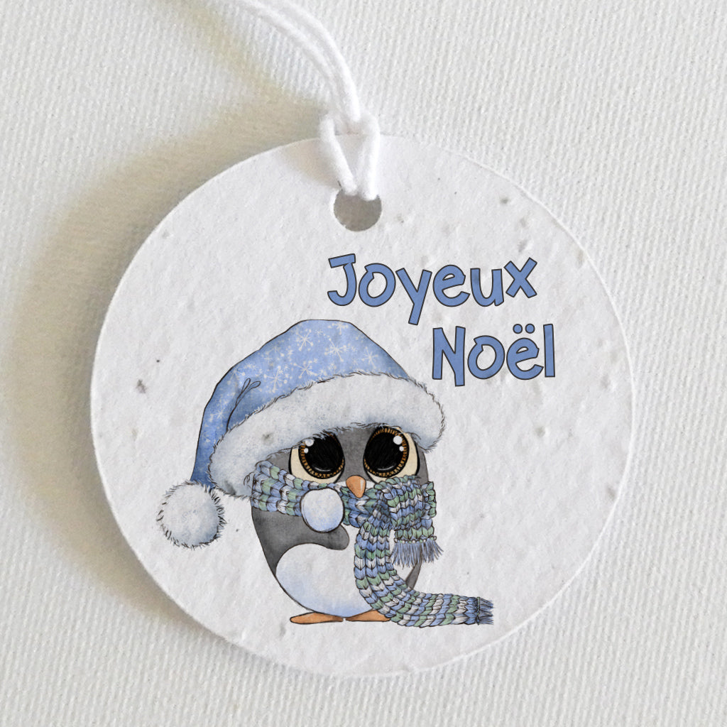 étiquettes à planter Noël
