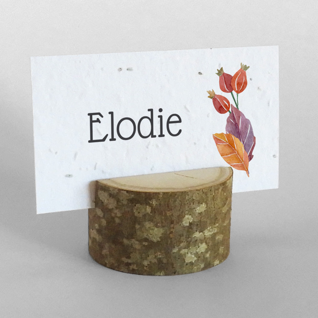 marque place mariage papier ensemencé 