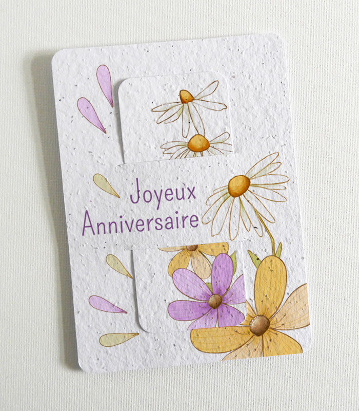 Plantable Card and Bookmark - Wildflowers