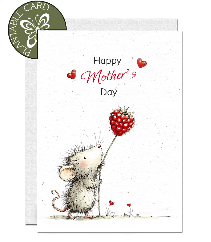mothers day card seed paper