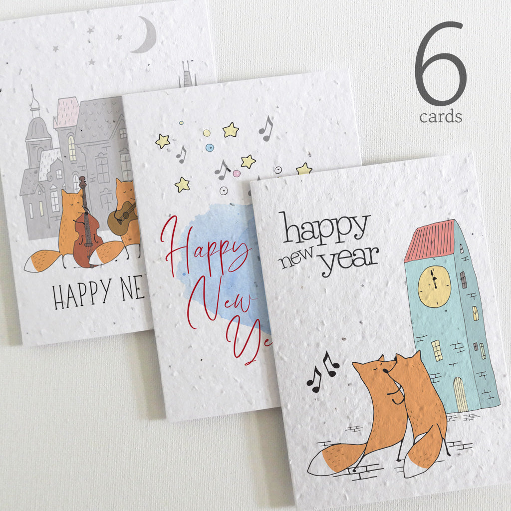 new year cards ecofriendly