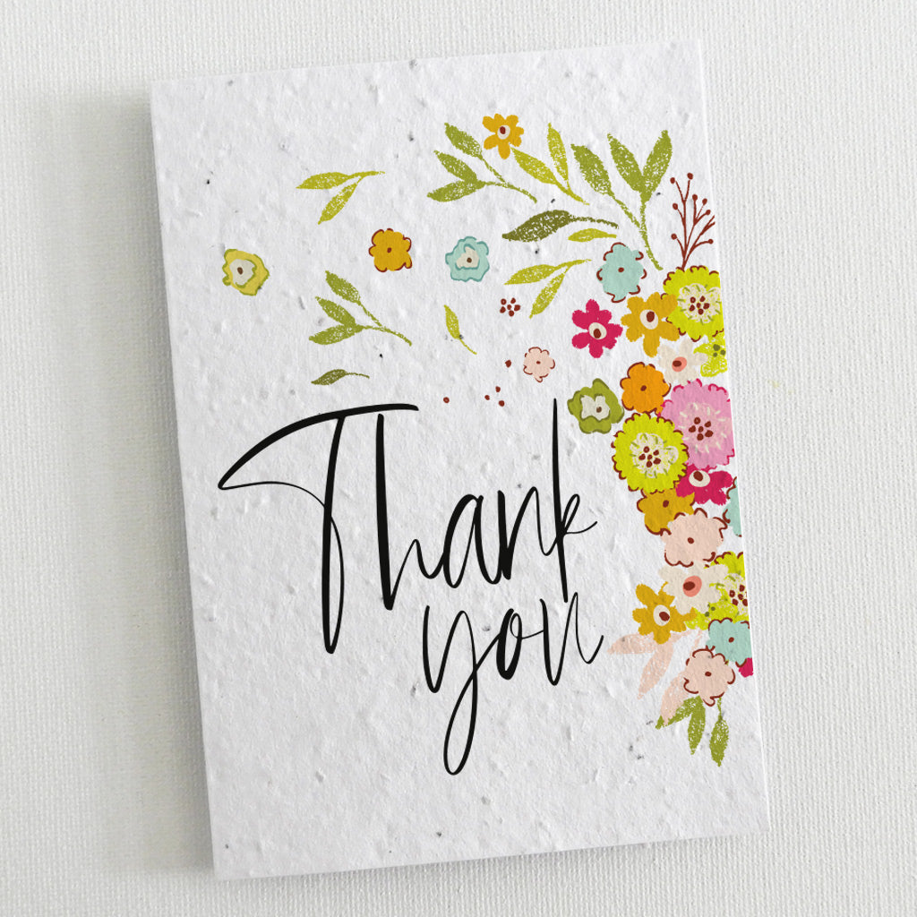 plantable thank you card