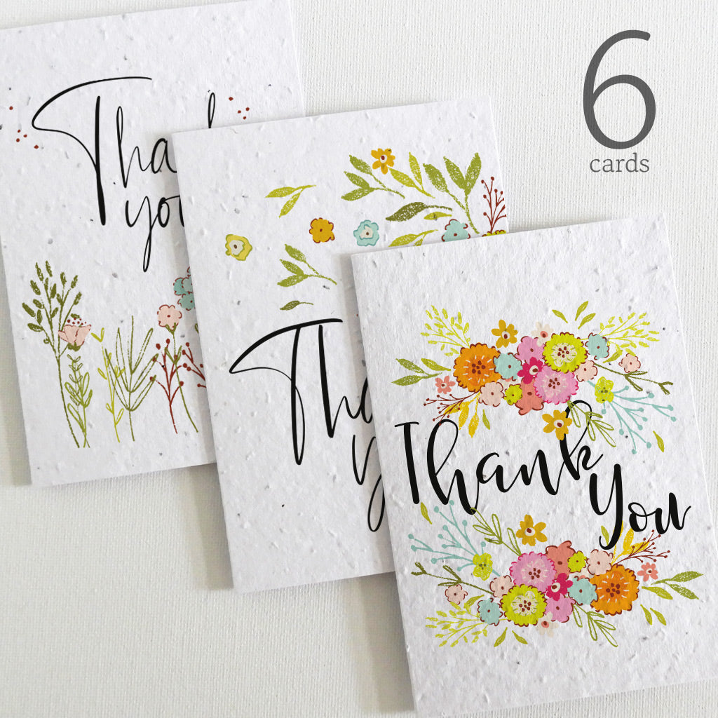 plantable thank you cards