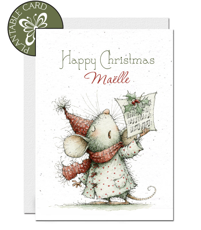 plantable christmas card
